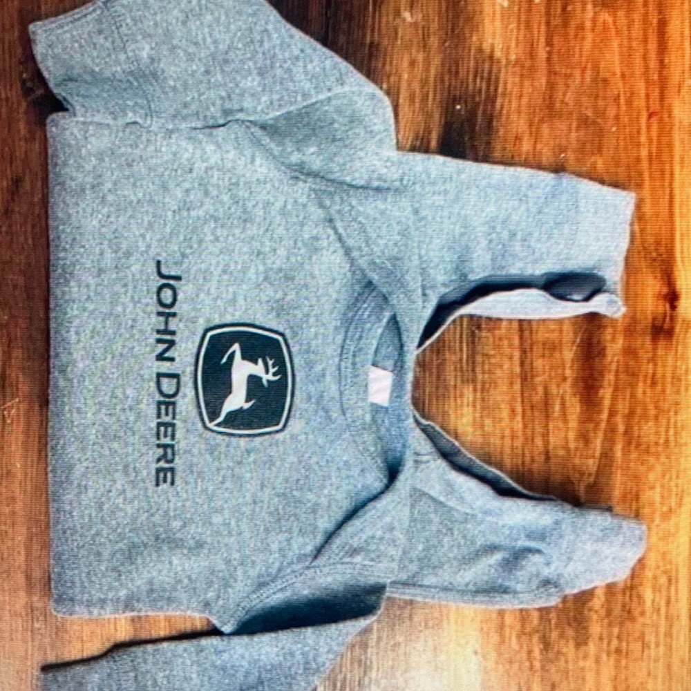 Rabbit skins Gray John deere bodysuit size 6